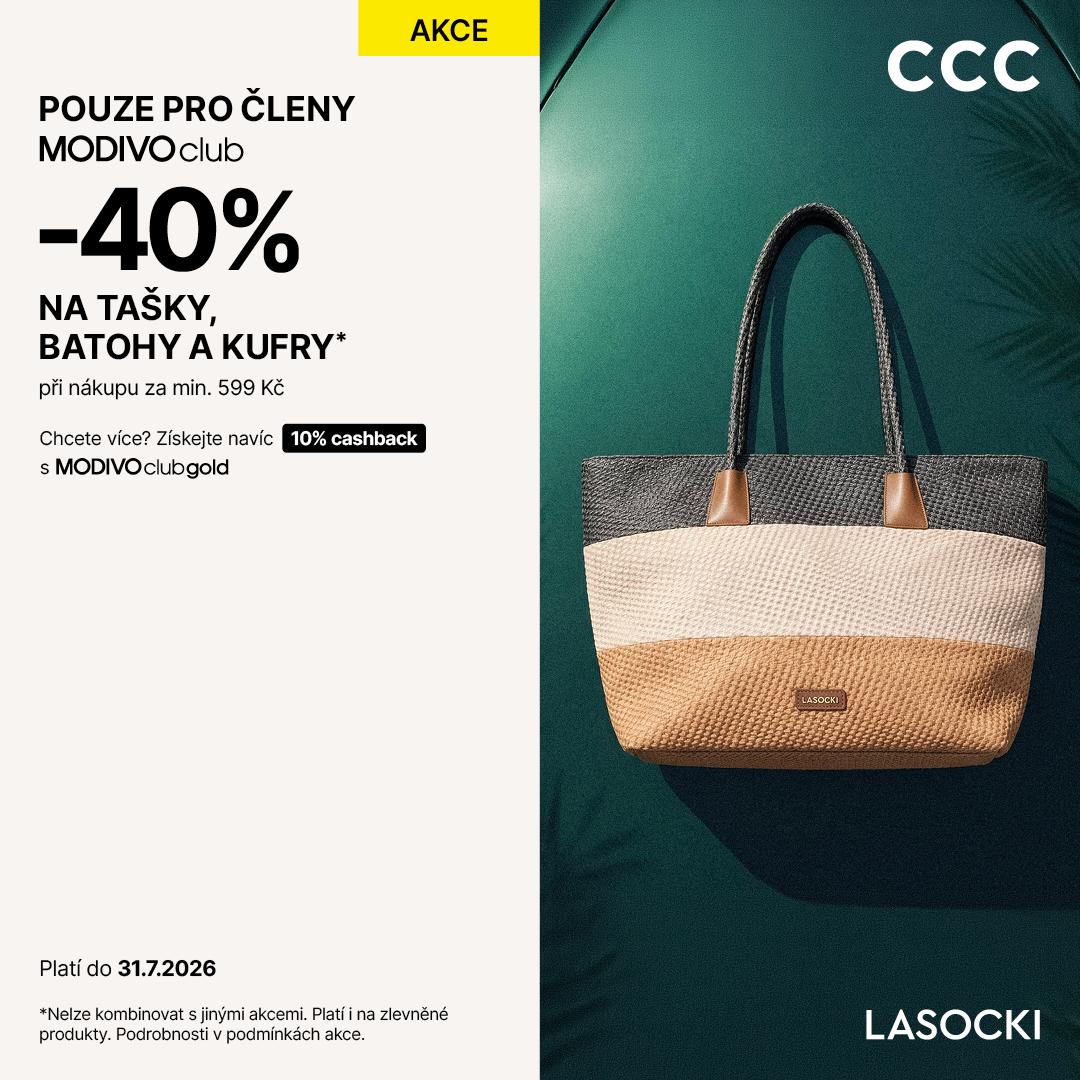TAŠKY, BATOHY A KUFRY SE SLEVOU